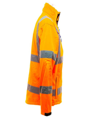 Yoko Hi-Vis Softshell Jacket - Hi Vis Orange