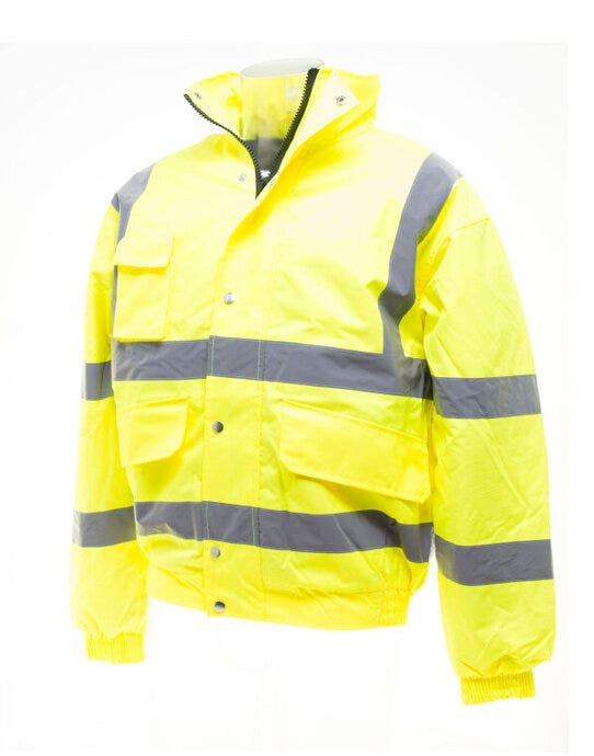 Yoko Hi-Vis Bomber Jacket - Hi-Vis Yellow
