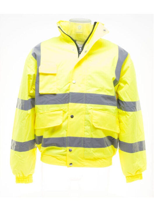 Yoko Hi-Vis Bomber Jacket - Hi-Vis Yellow