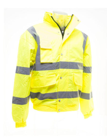 Yoko Hi-Vis Bomber Jacket - Hi-Vis Yellow