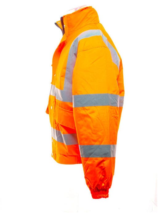 Yoko Hi-Vis Bomber Jacket - Hi Vis Orange