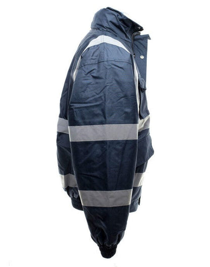 Yoko Hi-Vis Bomber Jacket - Navy