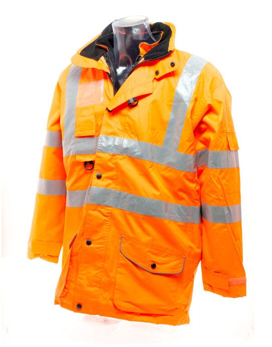 Yoko Hi Vis Multi-Function 7-In-1 Jacket - Hi Vis Orange