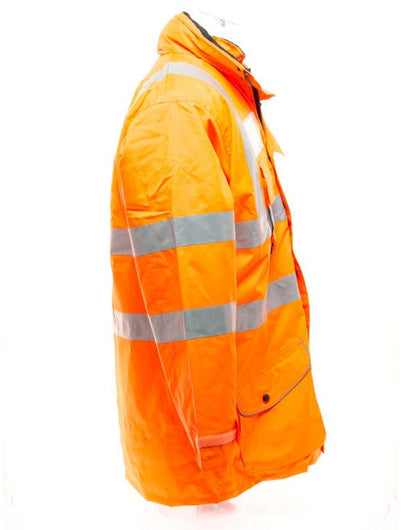 Yoko Hi Vis Multi-Function 7-In-1 Jacket - Hi Vis Orange