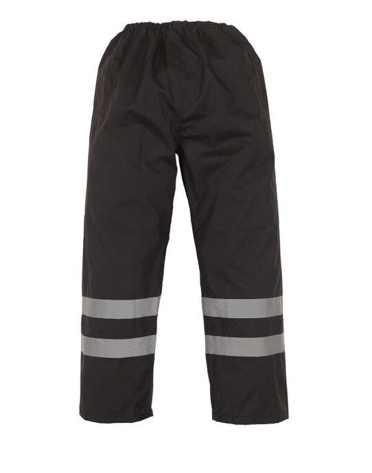 Yoko Hi-Vis Waterproof Contractor Trs - Black