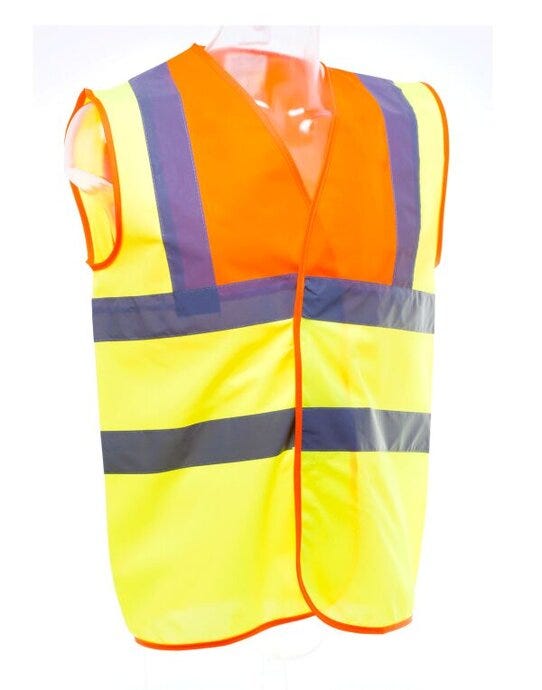 Yoko Hi-Vis Waistcoat - Hi Vis Yellow/Orange