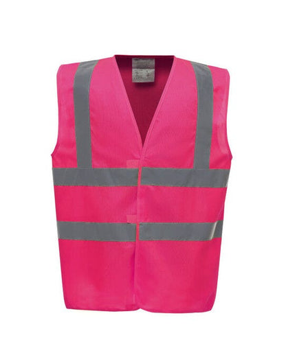 Yoko Enhanced Vis Waistcoat - Pink