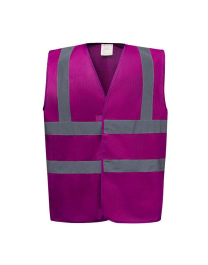 Yoko Enhanced Vis Waistcoat - Raspberry