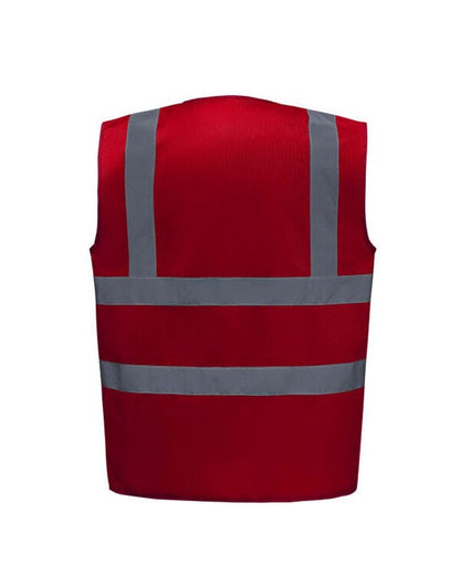 Yoko Enhanced Vis Waistcoat - Red