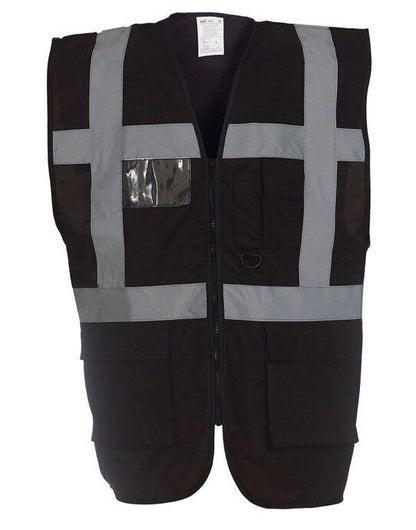 Yoko Hi Vis Executive Vest - Black