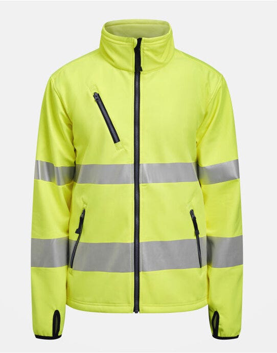 Jobman Softshell Jacket Hi-Vis - Yellow