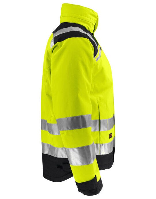 Jobman Winter Jacket Star Hi-Vis - Yellow/Black