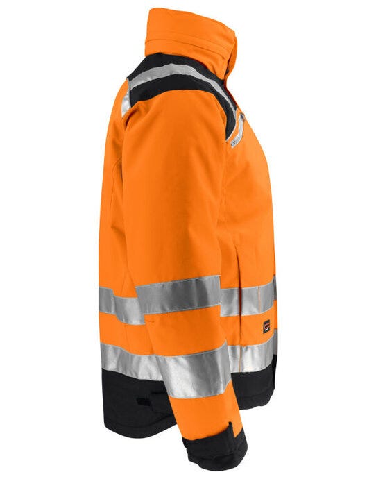 Jobman Winter Jacket Star Hi-Vis - Orange/Black