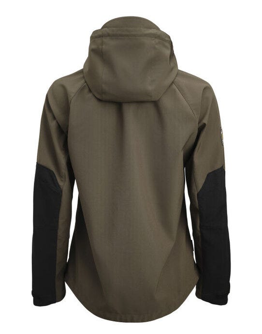 Jobman Women's Oxygen Softshell Jacket - Olive Green/Black