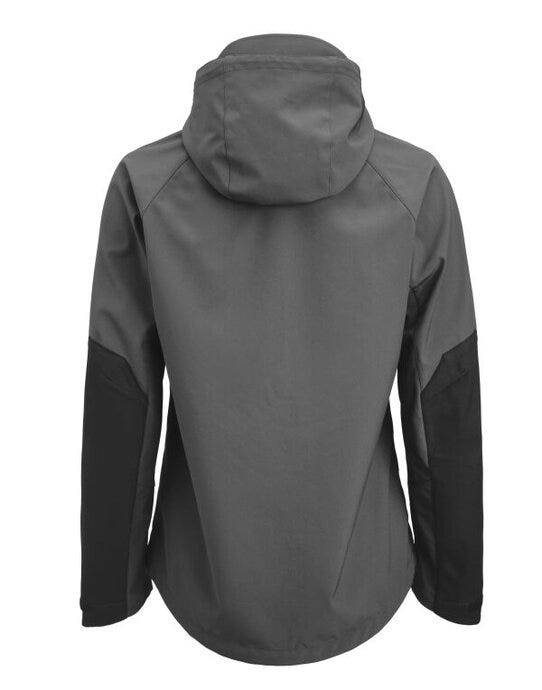 Jobman Women's Oxygen Softshell Jacket - Dark Grey/Black