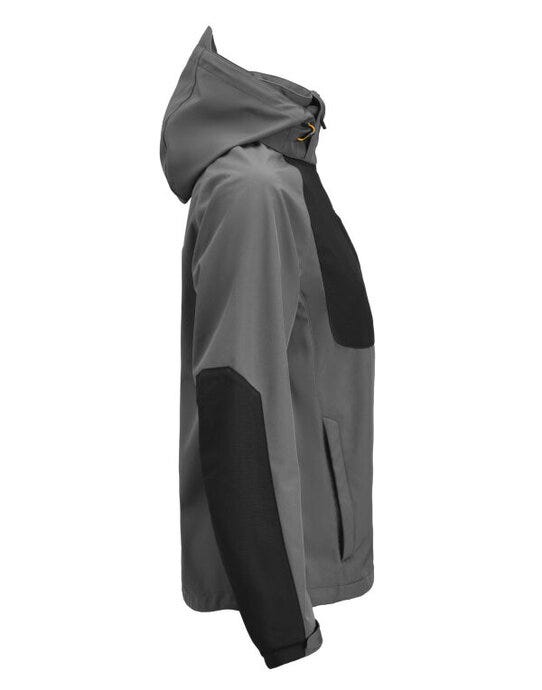 Jobman Women's Oxygen Softshell Jacket - Dark Grey/Black