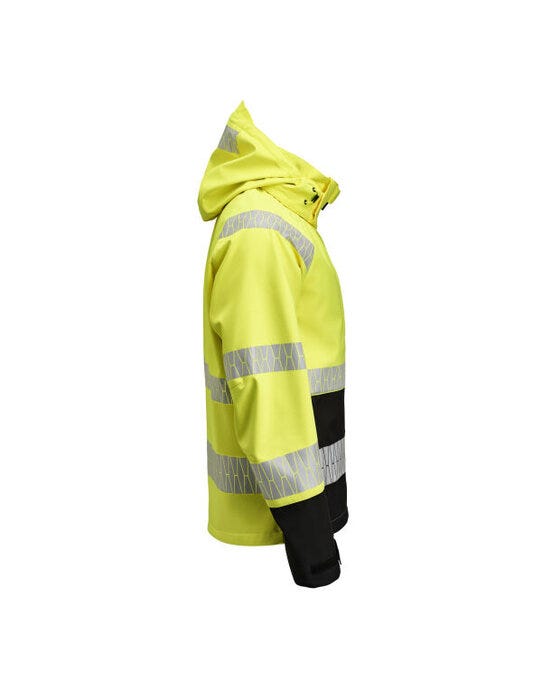 Jobman Softshell Jacket Hi-Vis - Yellow/Black