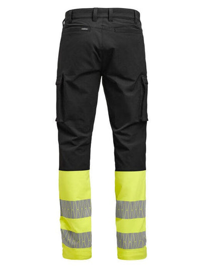 Jobman Service Trousers Stretch Hi-Vis - Black/Yellow