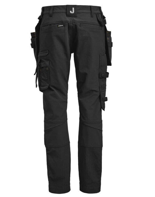 Jobman Womens Craftsman Trousers Stretch - Black