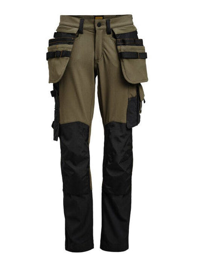Jobman Craftsman Trouser 4-Way Stretch - Olive Green/Black