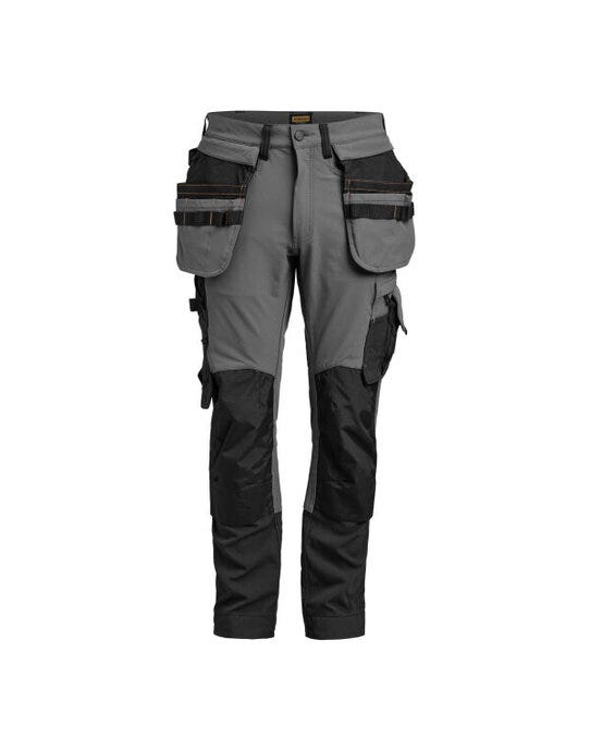 Jobman Craftsman Trouser 4-Way Stretch - Dark Grey/Black