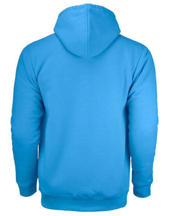 Jobman Mens Vintage Hoodie Lined - Ocean/Dark Grey