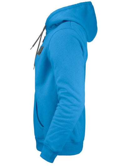 Jobman Mens Vintage Hoodie Lined - Ocean/Dark Grey