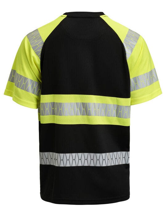 Jobman Hi-Vis T-Shirt - Black/Yellow