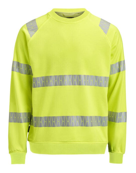 Jobman Sweatshirt Hi-Vis - Yellow