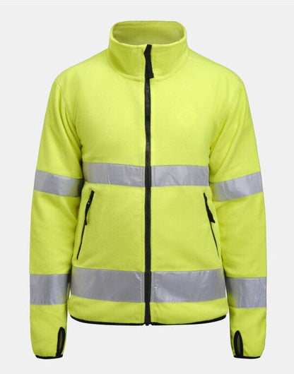 Jobman Fleece Jacket Hi-Vis - Yellow