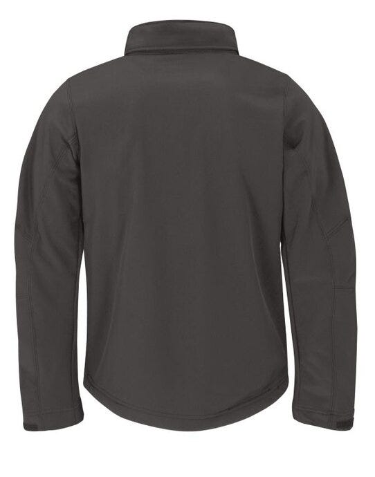 B&C Men's Hooded 3-Layer Softshell - Dark Grey