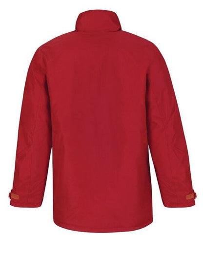 B&C Men Real+ MultiActivity Winter Parka - Deep Red