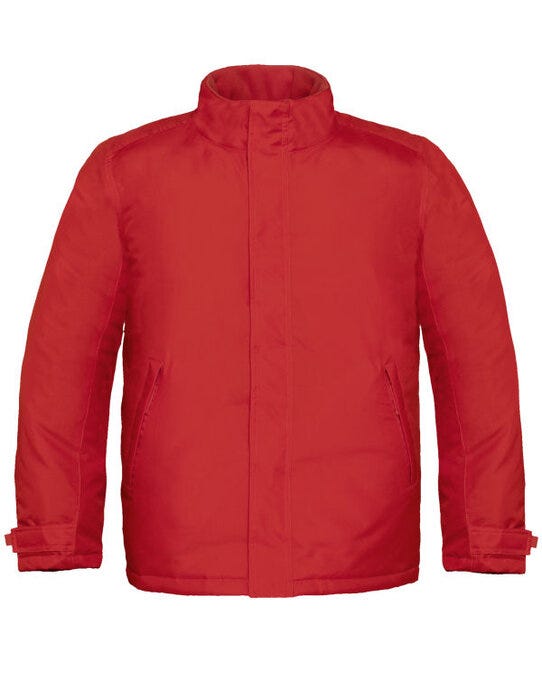 B&C Men Real+ MultiActivity Winter Parka - Deep Red
