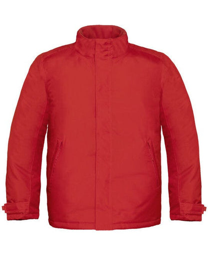 B&C Men Real+ MultiActivity Winter Parka - Deep Red