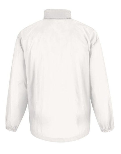 B&C Men's Sirocco Windbreaker Jacket - White