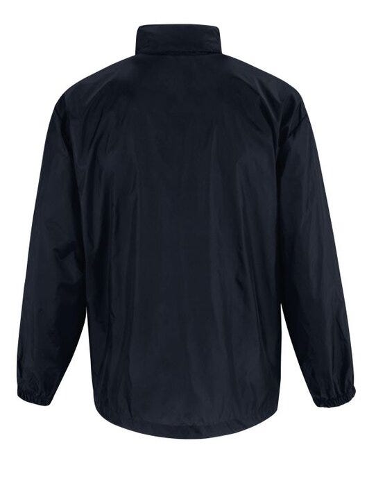 B&C Men's Sirocco Windbreaker Jacket - Navy