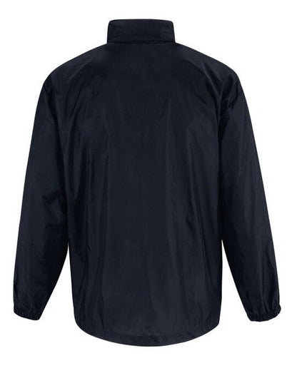 B&C Men's Sirocco Windbreaker Jacket - Navy