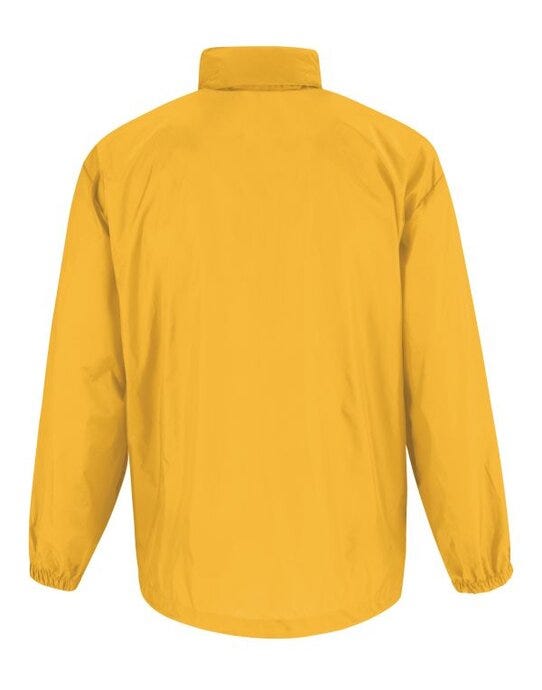 B&C Men's Sirocco Windbreaker Jacket - Gold