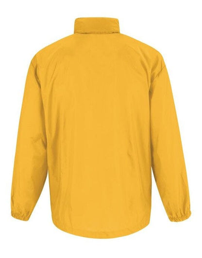 B&C Men's Sirocco Windbreaker Jacket - Gold