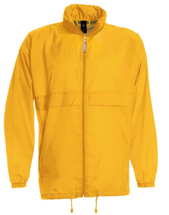 B&C Men's Sirocco Windbreaker Jacket - Gold