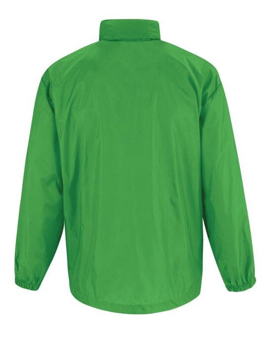 B&C Men's Sirocco Windbreaker Jacket - Real Green