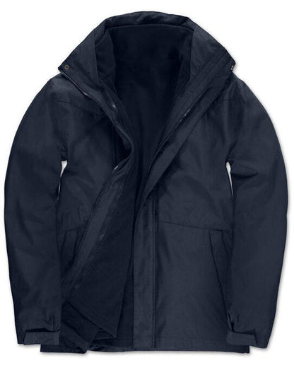 B&C Men's Corporate 3-in-1 Jacket - Navy