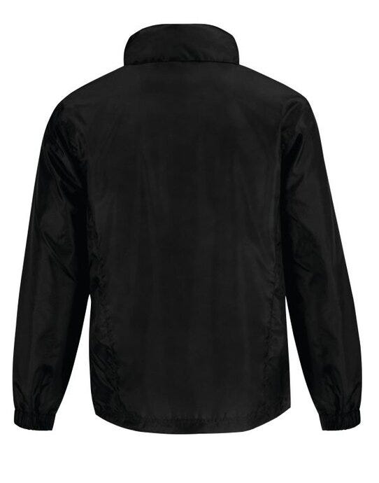 B&C ID.601 Men's Lightweight Windbreaker - Black
