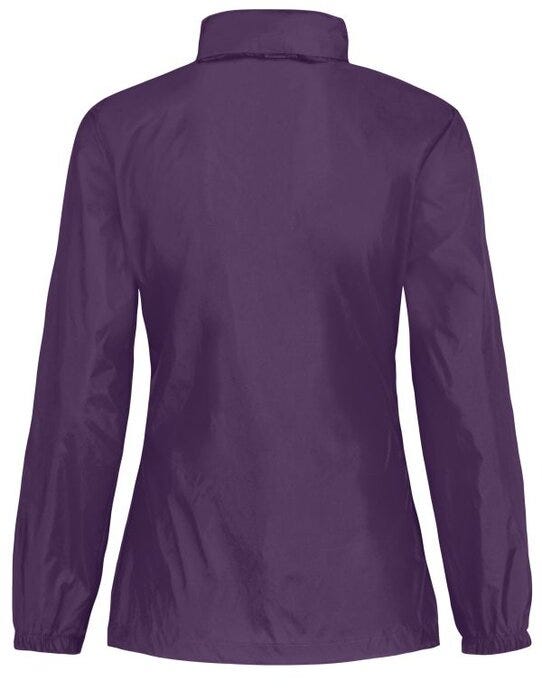 B&C Women's Sirocco Windbreaker Jacket - Purple