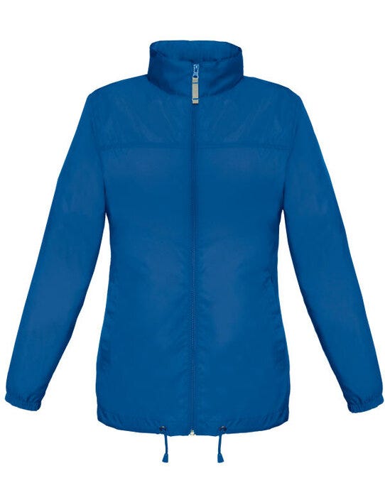 B&C Women's Sirocco Windbreaker Jacket - Royal Blue