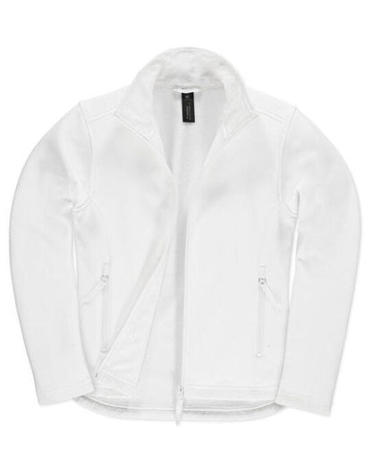 B&C ID.701 Womens 2-Layer Softshell Jkt - White