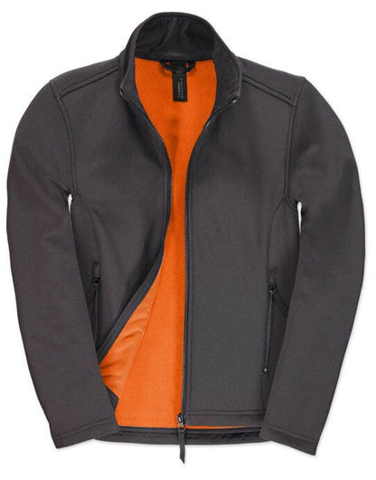 B&C ID.701 Womens 2-Layer Softshell Jkt - Dark Grey
