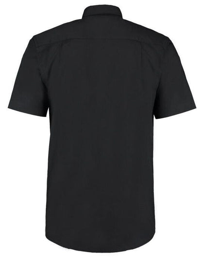 Kustom Kit Mens SS Workforce Shirt - Black