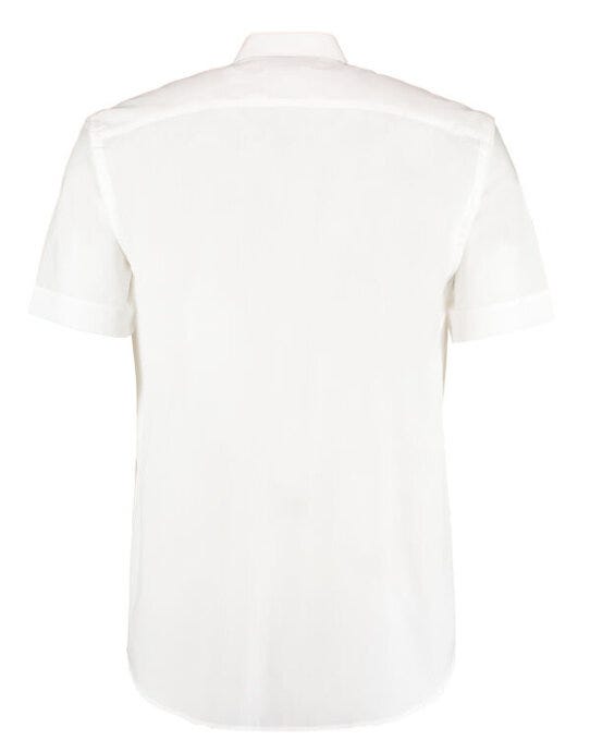 Kustom Kit Men SS Classic Business Shirt - White