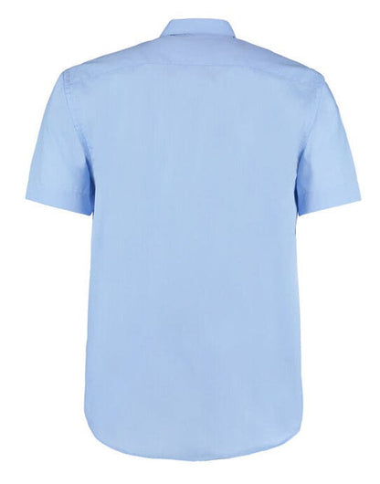 Kustom Kit Men SS Classic Business Shirt - Light Blue